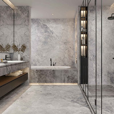 D9275903SP - Atlantic Grey Marble Tiles