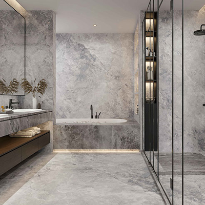 Atlantic Grey Marble Tiles