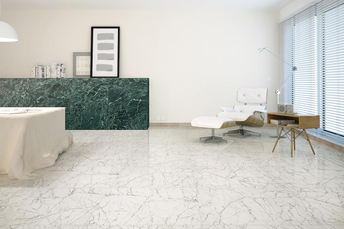 White Carrara Marble Tile