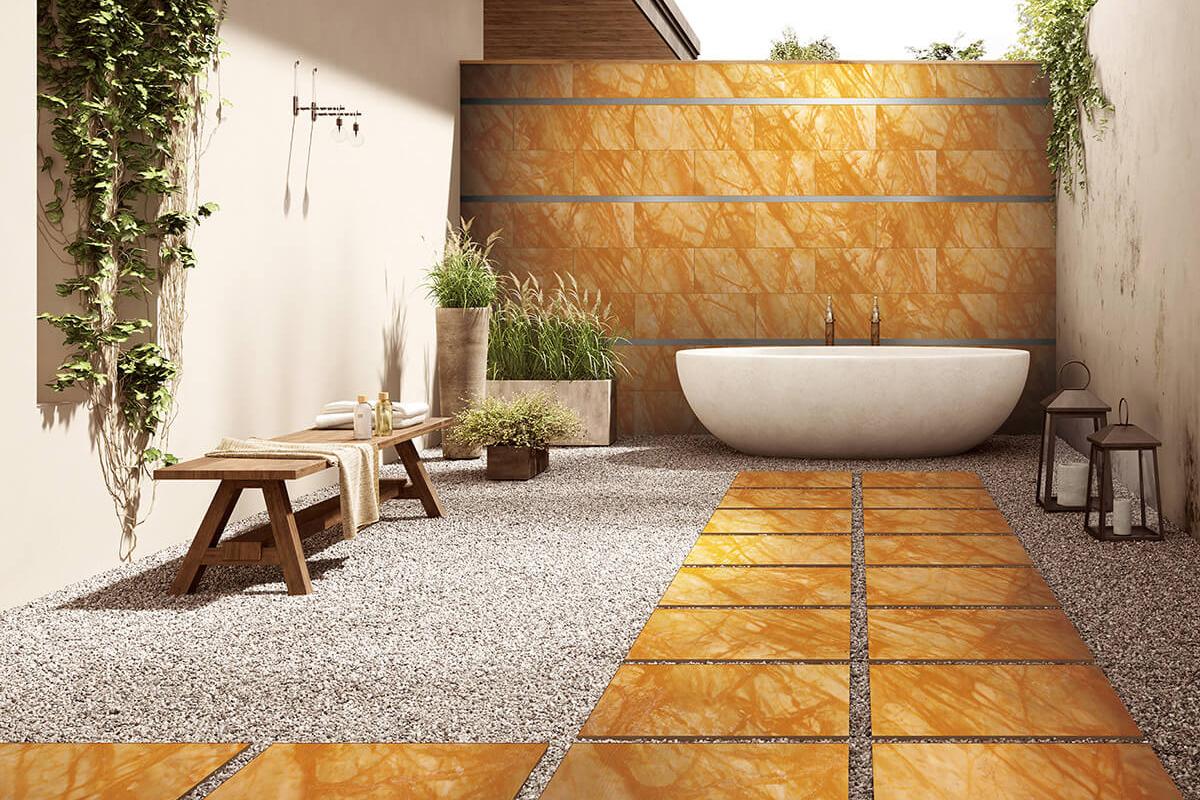 Giallo Siena Marble Tile