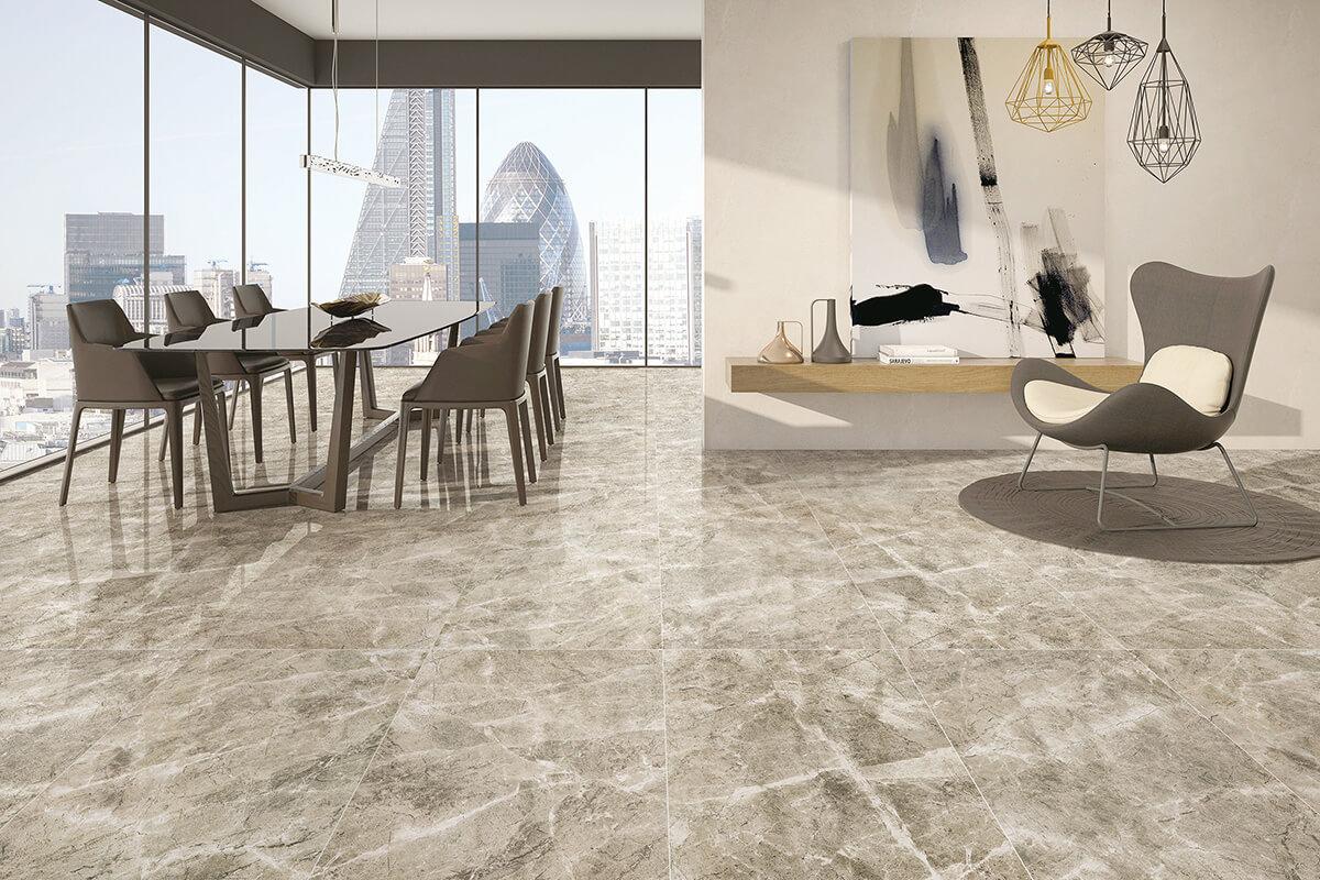 Cloud Grey Marble Tile