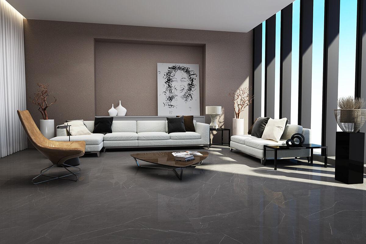 Pietra Grey Marble Tile