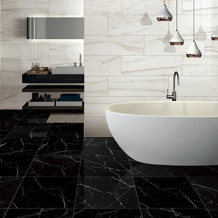 D696640BM - Nero Marquina Marble Tile